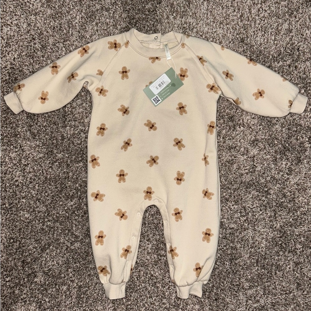 Rylee + Cru Raglan Gingerbread Jumpsuit